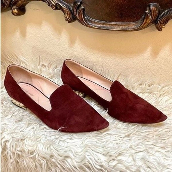 Nicholas Kirkwood Shoes - Nicholas Kirkwood Suede Loafers with pearl accents
